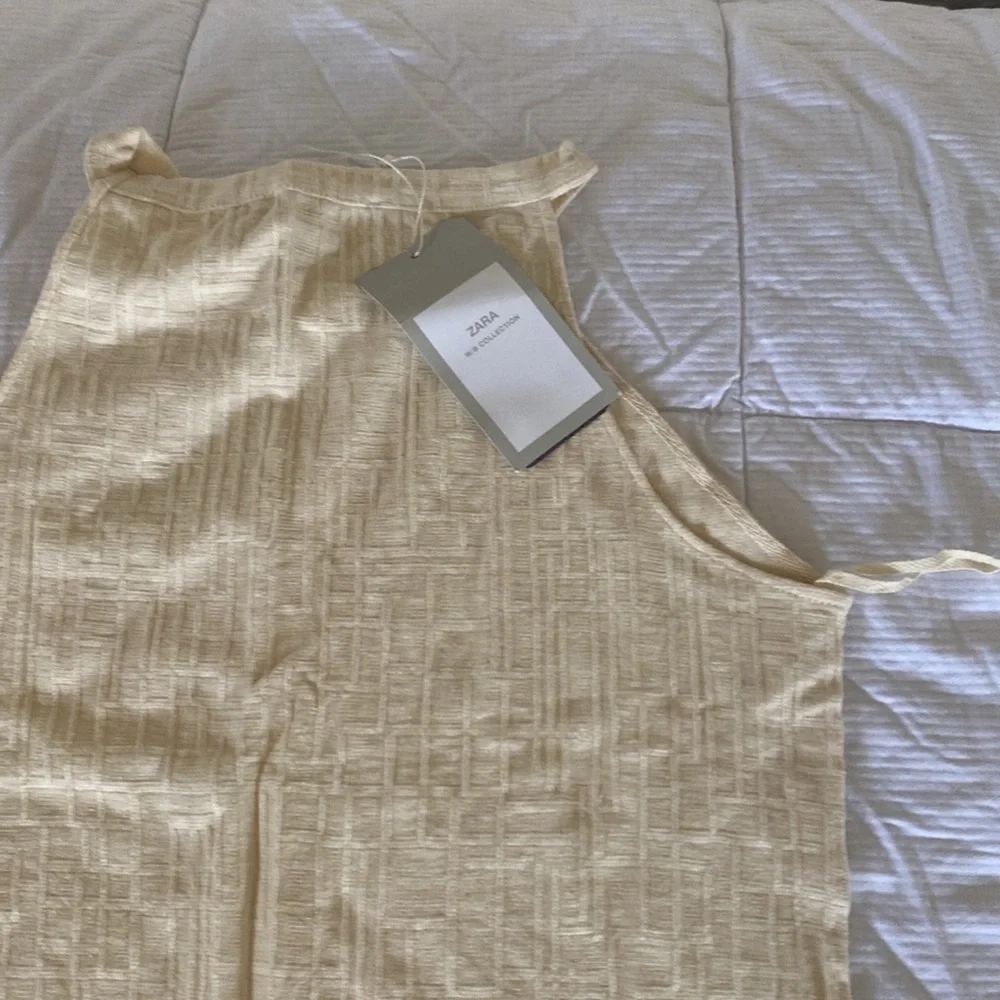BNWT ZARA cream fringe dress - Picture 11 of 13